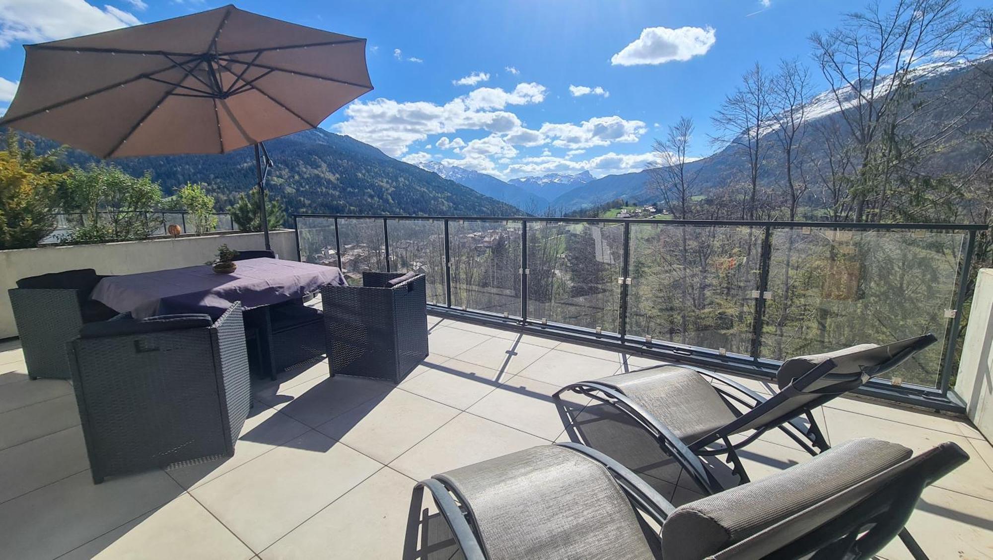 Le Berceau Des Aiguilles - Vue Montagne, Terrasse - Aravistour Apartment Saint-Jean-de-Sixt Exterior photo